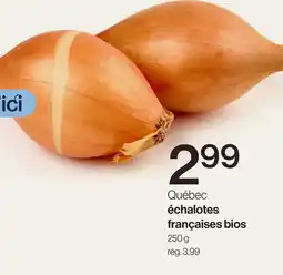 Avril échalotes françaises bios offer