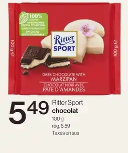 Avril Ritter Sport chocolat offer