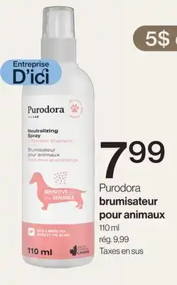 Avril Brumisateur pour animaux offer