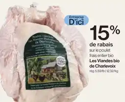 Avril Les Viandes bio de Charlevoix offer