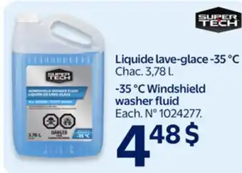 Walmart 35 °C Windshield washer fluid offer