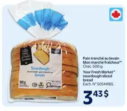 Walmart Your Fresh Market sourdough sliced bread offer