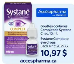 Walmart Systane Complete eye drops offer