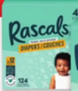 Walmart Rascals premium super econo pack diaper offer