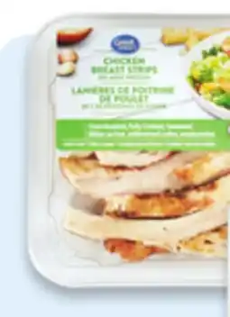Walmart Great Value fully cooked chicken strips offer