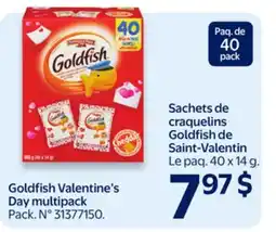 Walmart Goldfish Valentine's Day multipack Pack offer