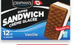 Walmart Chapman's Super sandwich novelties offer