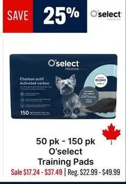 Ren’s Pets Depot 50 pk-150 pk O'select Training Pads offer