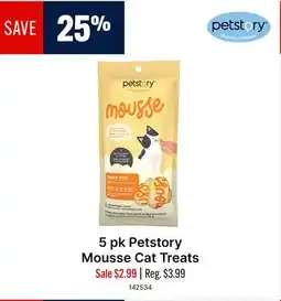 Ren’s Pets Depot 5 pk Petstory Mousse Cat Treats offer