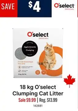 Ren’s Pets Depot 18 kg O'select Clumping Cat Litter offer