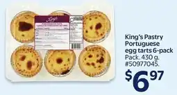 Walmart King's Pastry Portuguese egg tarts offer