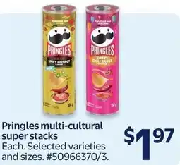 Walmart Pringles multi-cultural super stacks offer