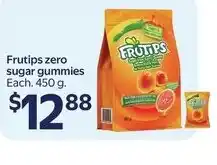 Walmart Frutips zero sugar gummies offer