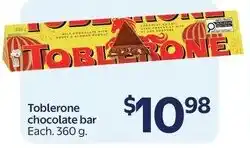 Walmart Toblerone chocolate bar offer