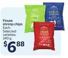 Walmart Finute shrimp chips offer