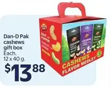 Walmart Dan-D Pak cashews gift box offer