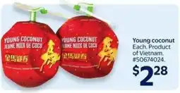 Walmart Young coconut offer