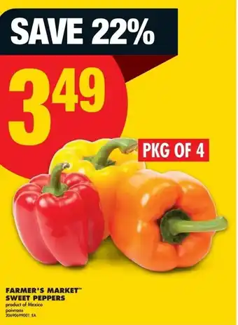 No Frills Farmer's market sweet peppers offer