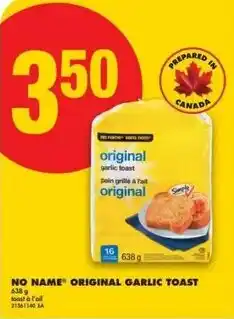 No Frills No name original garlic toast offer