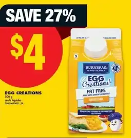 No Frills Egg creations offer