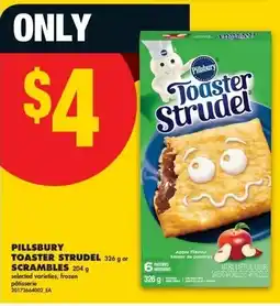 No Frills Pillsbury toaster strudel or scrambles offer