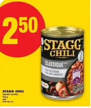 No Frills Stagg chili offer