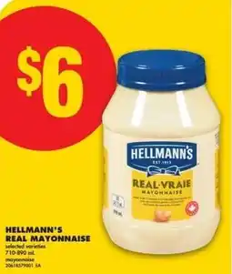No Frills Hellmann's real mayonnaise offer