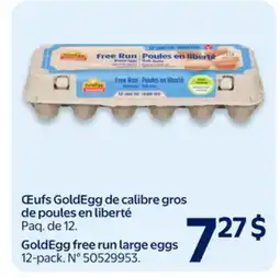 Walmart GoldEgg free run large eggs offer