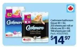 Walmart Cashmere Bathroom Tissue offer