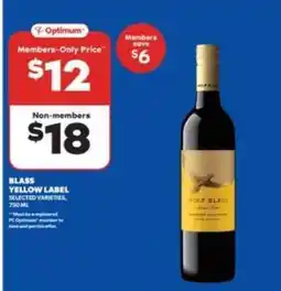 Real Canadian Liquorstore Blass Yellow Label offer
