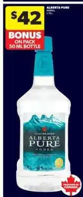 Real Canadian Liquorstore ALBERTA PURE VODKA offer