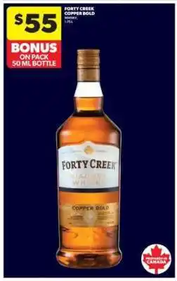 Real Canadian Liquorstore Forty Creek Copper Bold offer