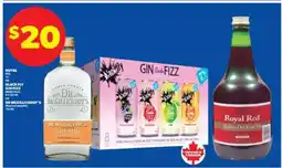 Real Canadian Liquorstore Royal Red, Black Fly Gin Fizz, Dr McGillicuddy's offer