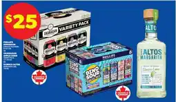 Real Canadian Liquorstore Phillips Dinosour Jurassic Pack Beer, Okanagan Apple Cider, Olmeca Altos Margarita offer