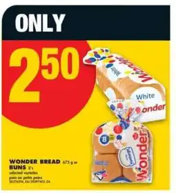 No Frills Wonder Bread offer