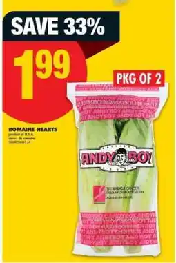 No Frills ANDY BOY ROMAINE HEARTS offer