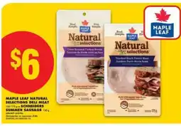 No Frills MAPLE LEAF NATURAL SELECTIONS DELI MEAT offer