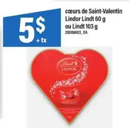 Maxi cœurs de Saint-Valentin Lindor Lindt offer