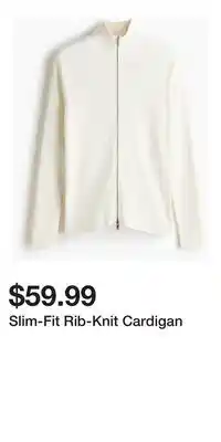 H&M Slim-Fit Rib-Knit Cardigan offer