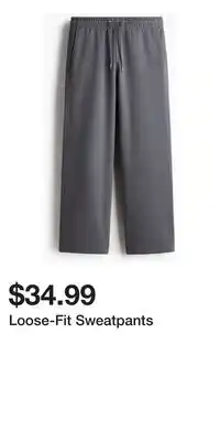 H&M Loose-Fit Sweatpants offer