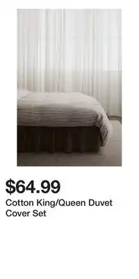 H&M Cotton King/Queen Duvet Cover Set offer