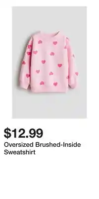 H&M Oversized Brushed-Inside Sweatshirt offer