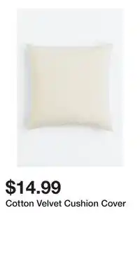 H&M Cotton Velvet Cushion Cover offer