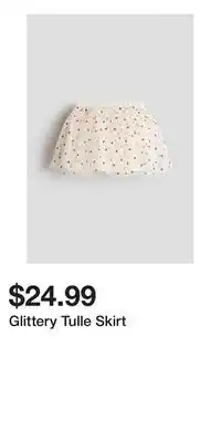 H&M Glittery Tulle Skirt offer