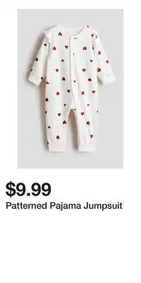 H&M Patterned Pajama Jumpsuit offer