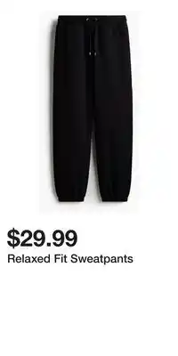 H&M Relaxed Fit Sweatpants offer