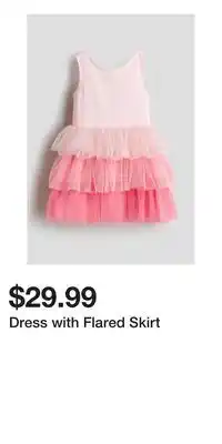 H&M Dress with Flared Skirt offer