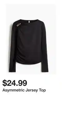 H&M Asymmetric Jersey Top offer