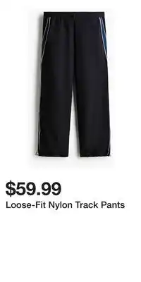 H&M Loose-Fit Nylon Track Pants offer