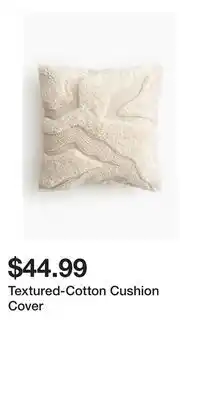 H&M Textured-Cotton Cushion Cover offer
